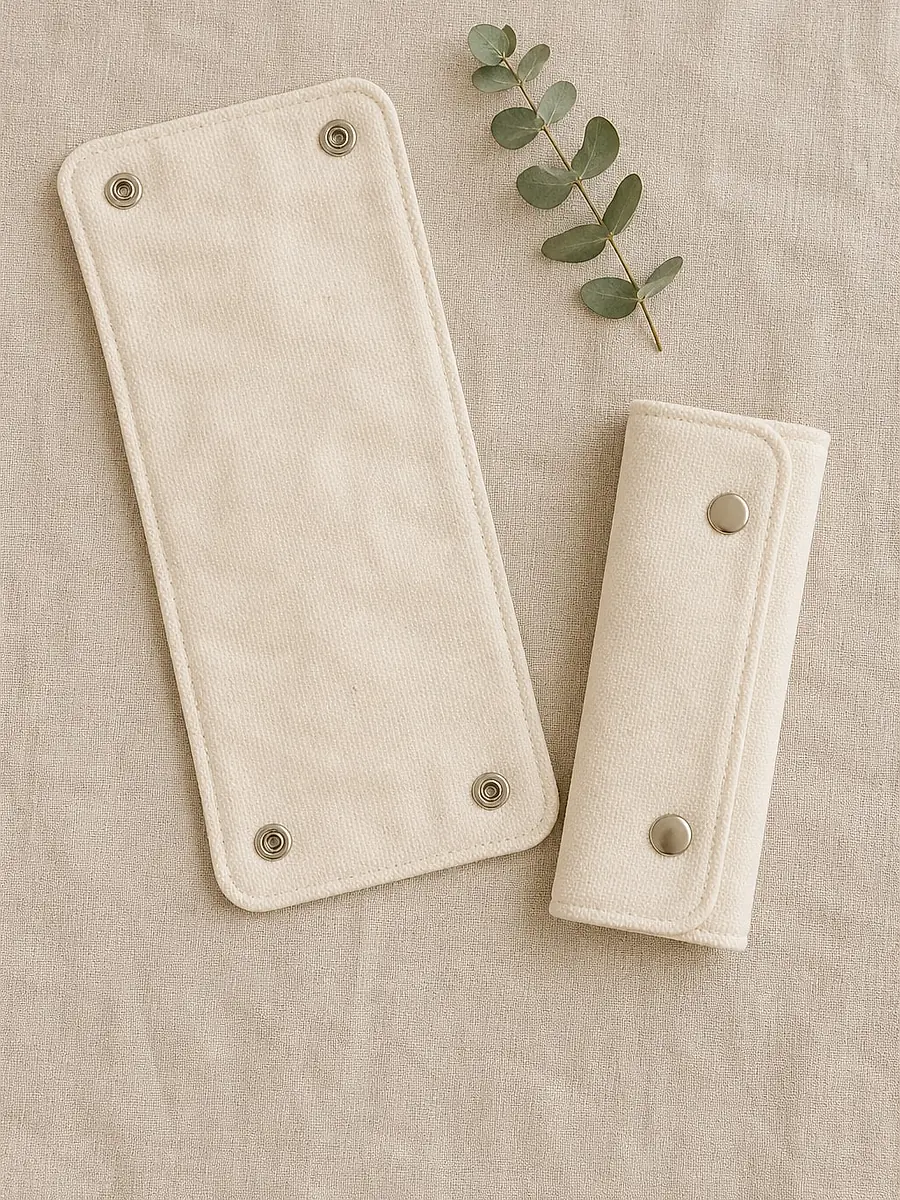 Baberos Protectores — Par de fundas para los tirantes. Se lavan ellas y no el portabebés.
